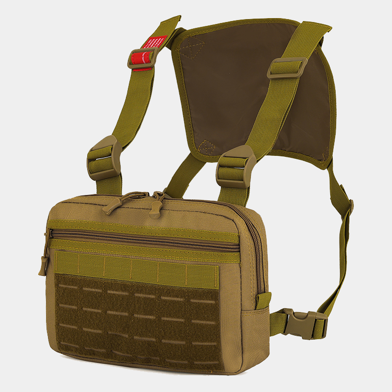 Outdoor Adventure Vest - Sac de poitrine tactique pour homme,