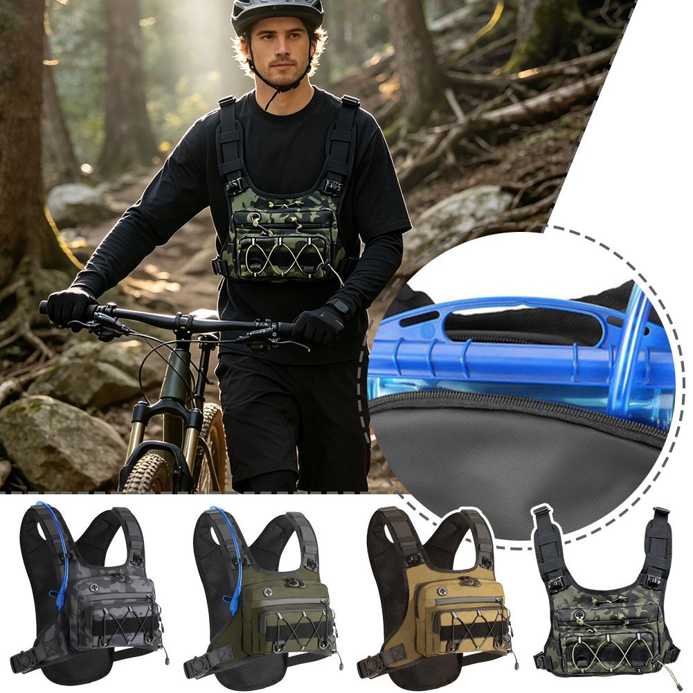 Sac de poitrine pour course à  - Outdoor Adventure Vest avis et prix