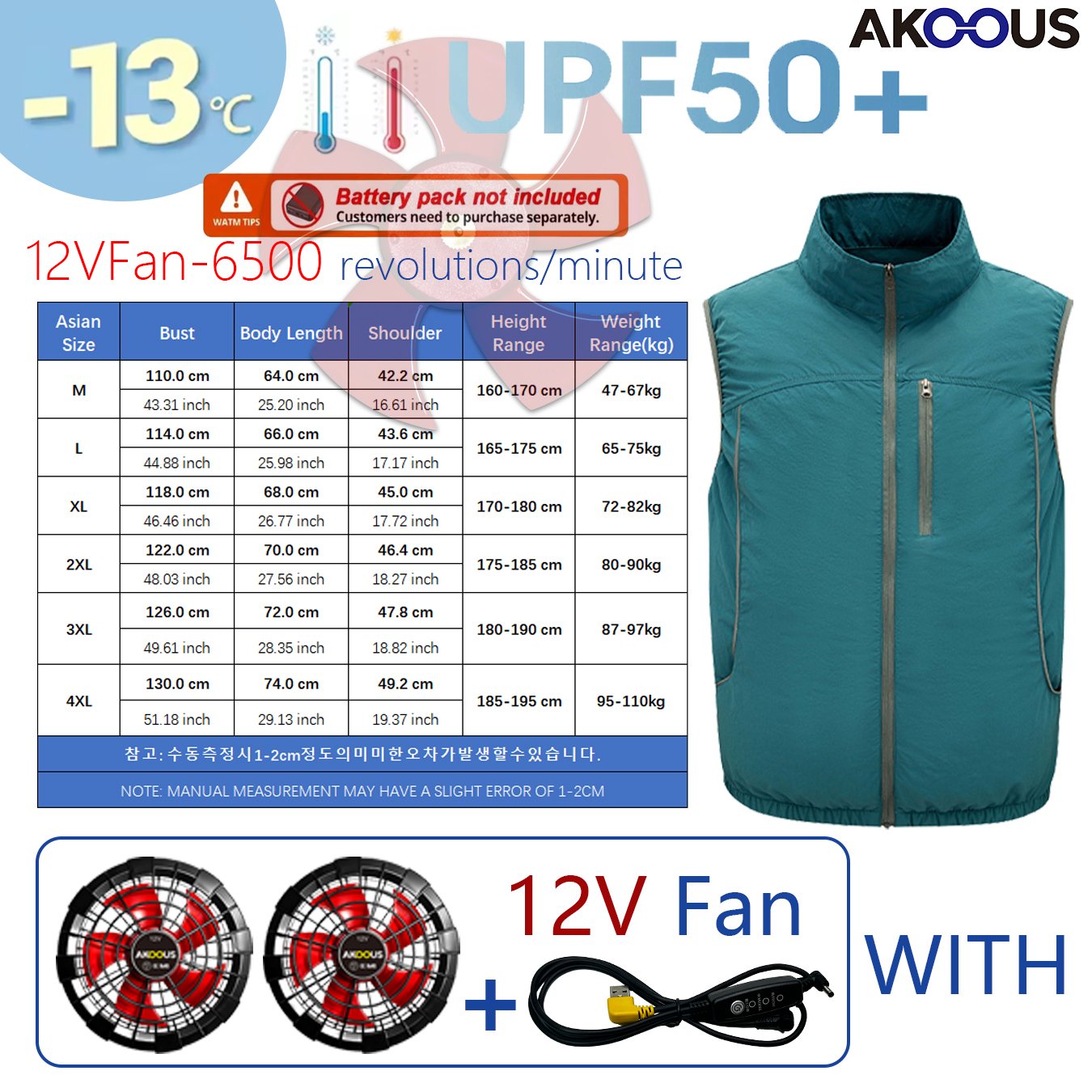 Gilet de refroidissement USB 1 - Outdoor Adventure Vest avis et prix
