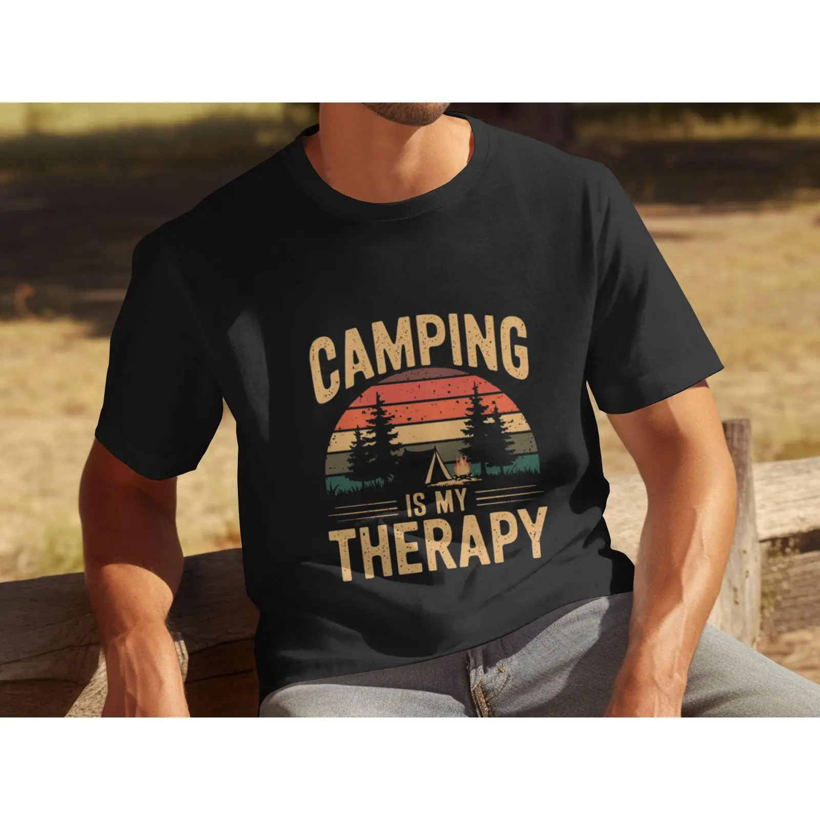 T-shirt Rétro Homme « Le Campi - Outdoor Adventure Therapy avis et prix