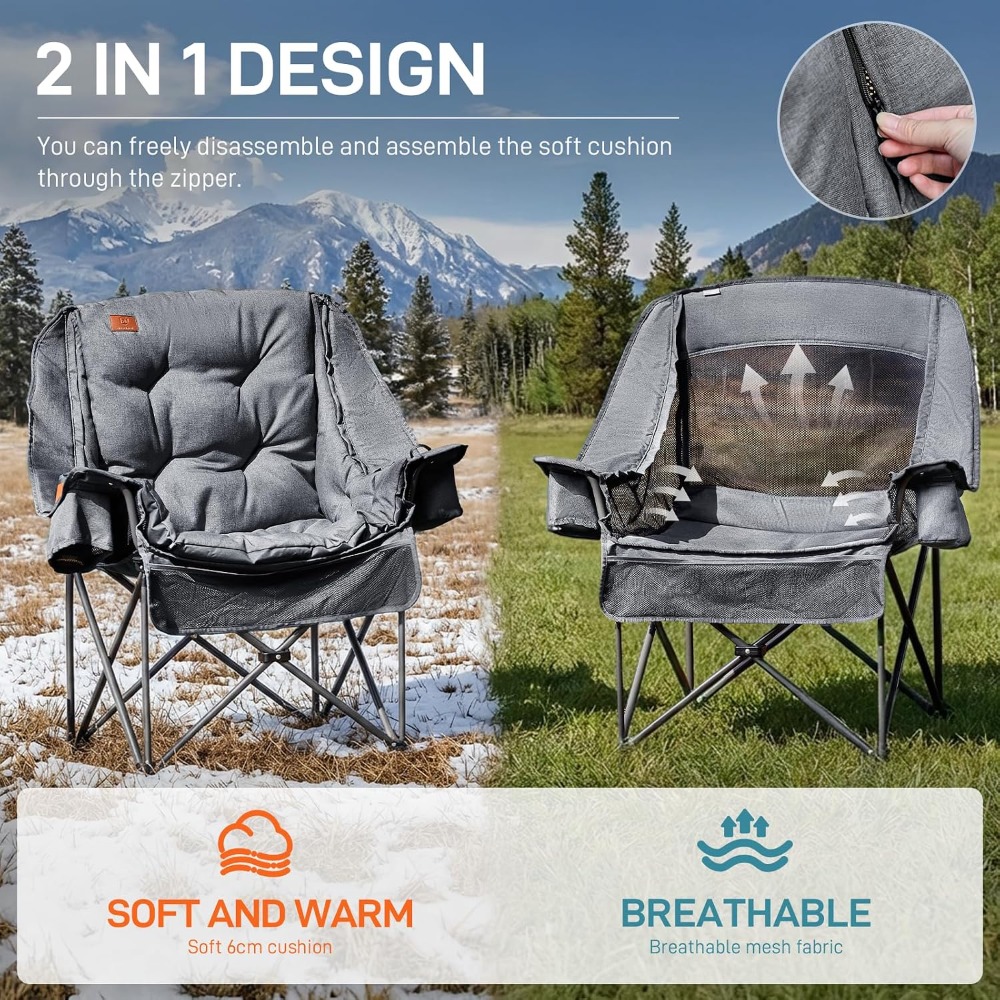 Chaise de camping XL durable a - Outdoor Adventure Xl avis et prix