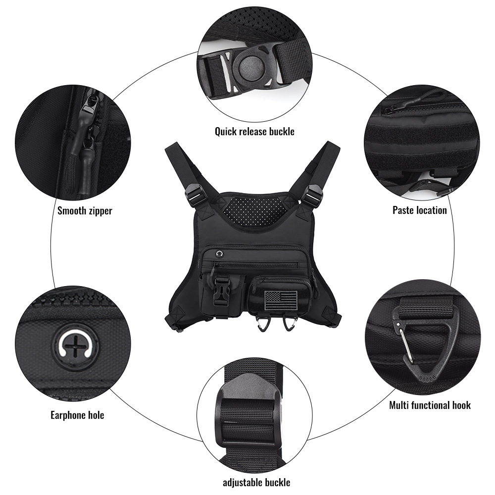 Camping avant poitrine gilet s - Outdoor Adventure Vest avis et prix